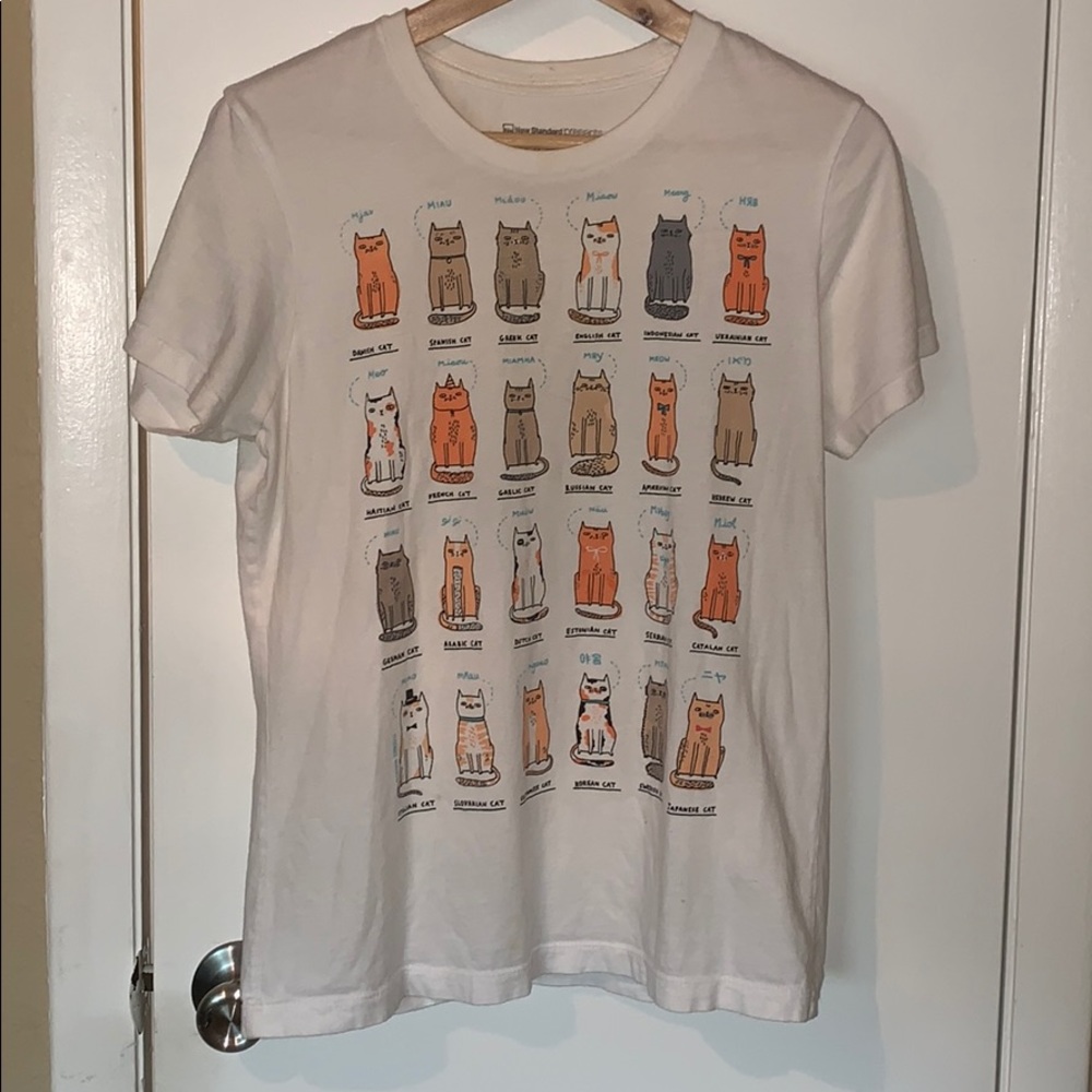 New Standard x Gemma Correll cat shirt🐱
